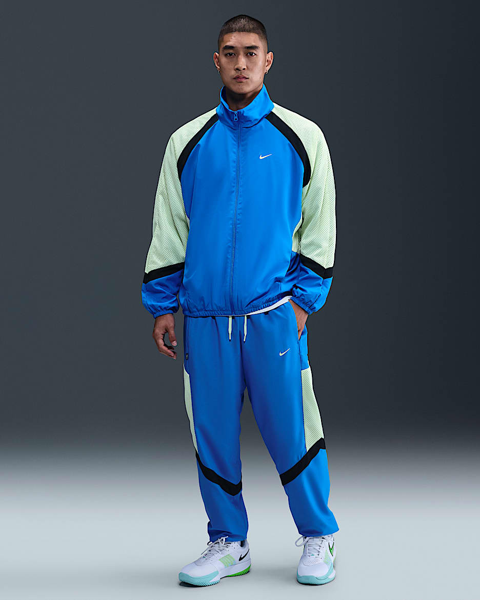 ナイキ　ウーブン　ナイロンジャケット　ボルト ☆NIKE☆START 5 WOVEN JACKET ウーブンジャケット☆追跡可